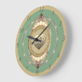 30. und 12. Pearl Anniversary Wall Clock Große Wanduhr (Winkel)