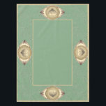 30. und 12. Pearl Wedding Jubiläum Tablecloth Tischdecke<br><div class="desc">Sie suchen das passende 30. oder 12. Hochzeitstablett? Dann vielleicht eine schöne,  graugrüne,  Rose wiederholen und Perlen Grafik wird nur die Sache,  um ihnen BEIDE!</div>