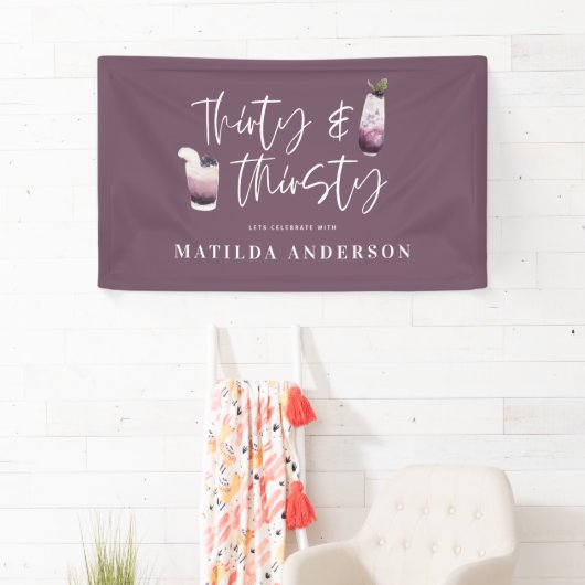 30. und 30. Party Banner (Insitu)