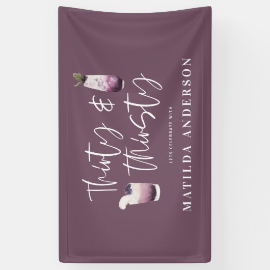 30. und 30. Party Banner (Vertikal)