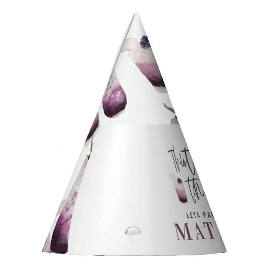 30. und durstig 30. Party Partyhütchen (Links)