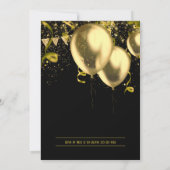 30 und Fabulous Geburtstag Einladung (Rückseite)