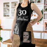 30 und fabulous Gold Glitzer 2 Foto 30. Geburtstag Schürze<br><div class="desc">30 und fabulous Gold Glitzer 2 Foto 30. Geburtstag Schürze. Fügen Sie Ihre Fotos hinzu - Sie können ein altes und neues Foto verwenden.</div>