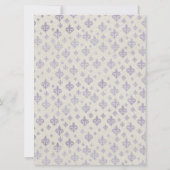 30 und Fabulous | New Orleans Birthday Itinerary Einladung (Rückseite)