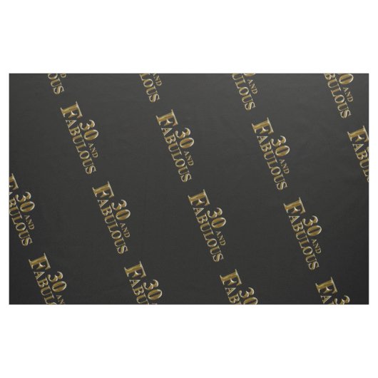 30 und Fabulous Stoff (Fat Quarter (45,7 x 55,9 cm))