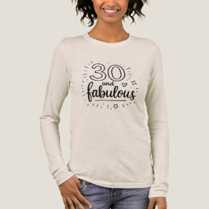 30 und Fantastisch Doodle Alles Gute zum 30. Gebur Tri-Blend Shirt