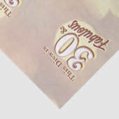 30 und Fein-Gewebe Seidenpapier (Detail)