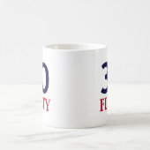 30. und Kokett 30. Geburtstag Kaffeetasse (Mittel)