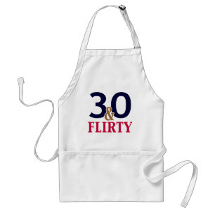 30. und Kokett 30. Geburtstag Schürze