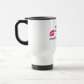 30 und schmutzige Lippen Reisebecher (Links)