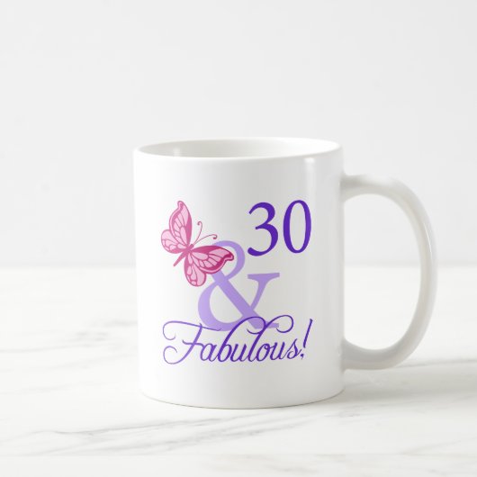 30 und toller Geburtstag Kaffeetasse (Rechts)