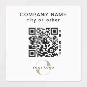 30 Wasserfeste Aufkleber Business QR-Code Notebook (Design 2)