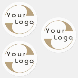 30 Wasserfeste Aufkleber Firma Logo Wasserflasche