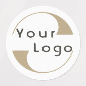 30 Wasserfeste Aufkleber Firma Logo Wasserflasche (Design 2)