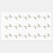 30 Wasserfeste Aufkleber Firma Logo Wasserflasche (Blatt)