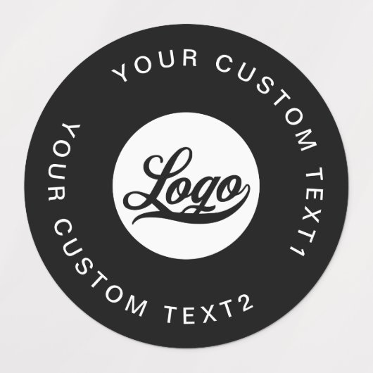 30 Wasserfeste Firmenlogos Wasserflaschen-Aufklebe Etiketten (Design 1)