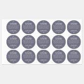 30 Wasserfeste Lavendelseife Etiketten (Blatt)