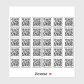 30 Website für benutzerdefinierten QR-Code generie Aufkleber (Blatt)