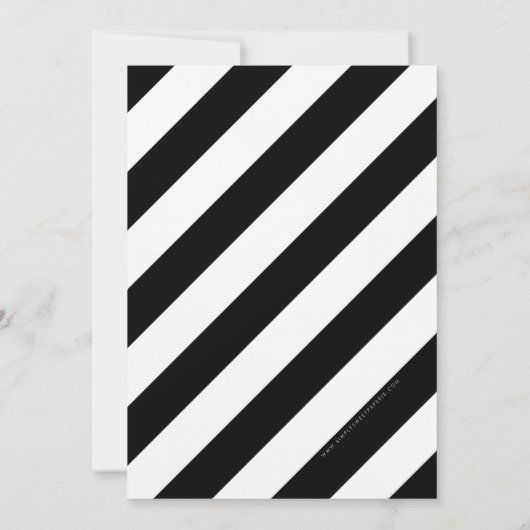 30. WEDDING JAHRESZEITALTER EINLADUNG (Rückseite)