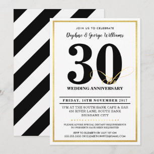30. WEDDING JAHRESZEITALTER EINLADUNG