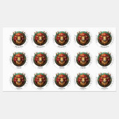 30 Weihnachtsgeschenk Individuelle Name Tag Etiketten (Blatt)