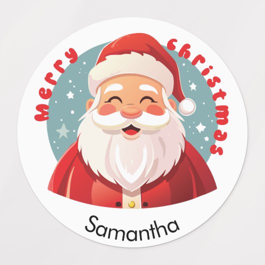 30 Weihnachtsgeschenk Individuelle Name Tag Etiketten (Design 1)