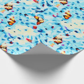 30" Wickelpapierrolle, verschiedene Längen Geschenkpapier (Ecke)