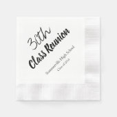 30. Wiedersehen Paper Party Napkins Serviette (Vorderseite)