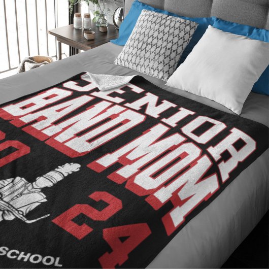 30"x40" Schulband Senior Mama Stadium Fleecedecke