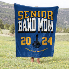 30"x40" Schulband Senior Mama Stadium Fleecedecke