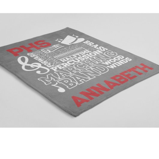 30"x40"-Schulband-Stadion Fleecedecke