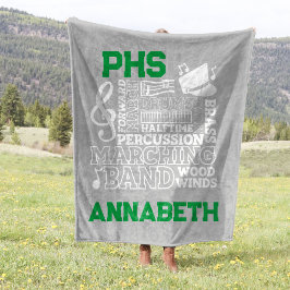 30"x40"-Schulband-Stadion Fleecedecke