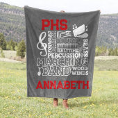 30"x40"-Schulband-Stadion Fleecedecke