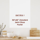 30"x40" Standardposter, halbmatt Poster (Küche)