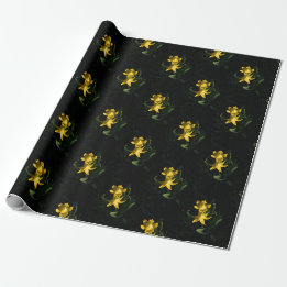 30"x6" Gletscher Lily Blume Montana Wrapping Paper Geschenkpapier