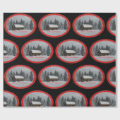 30"x6' Schneeweidenpapier Geschenkpapier (Flach)