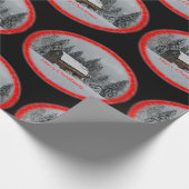 30"x6' Schneeweidenpapier Geschenkpapier (Ecke)