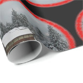 30"x6' Schneeweidenpapier Geschenkpapier (Rolleneckpunkt)