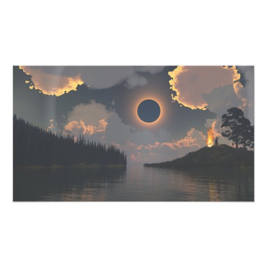 30" x 24" paper poster: "Eclipse" image Fotodruck (Vorne)