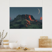 30" x 24" Papierposter mit "Desert Monuments"-Bild Poster (Küche)