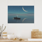 30" x 24" Papierposter mit "friedlichem" Bild Poster (Küche)
