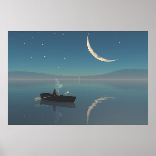 30" x 24" Papierposter mit "friedlichem" Bild Poster (Vorne)