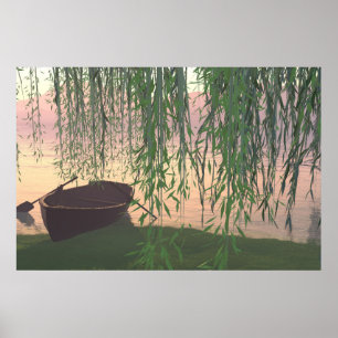 30" x 24" Papierposter mit "Under the Willows"-Bil Poster
