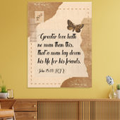 30 x 40 Leinwand Bibelwall Kunstdrucken (Insitu (Wohnzimmer))