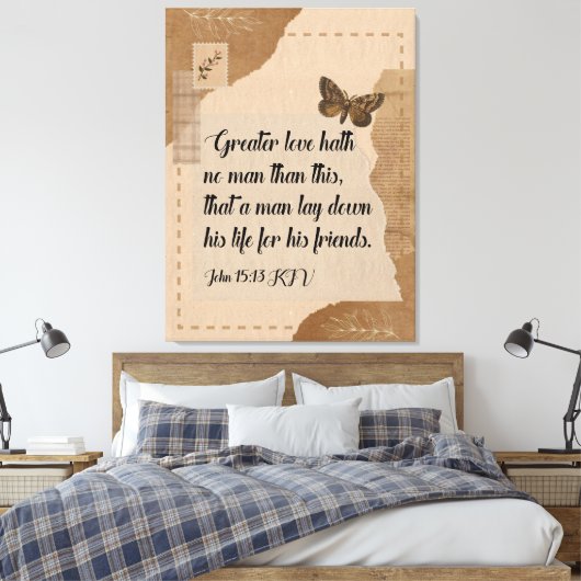 30 x 40 Leinwand Bibelwall Kunstdrucken (Insitu (Schlafzimmer))