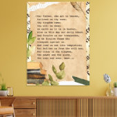 30 x 40 Leinwand drucken - Das Gebet des Herrn (Insitu (Wohnzimmer))