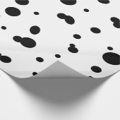 30' x 6' Dalmatiner Umhüllungspapier, glänzend Geschenkpapier (Ecke)