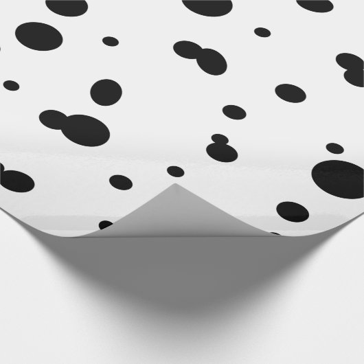 30' x 6' Dalmatiner Umhüllungspapier, glänzend Geschenkpapier (Ecke)