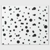 30' x 6' Dalmatiner Umhüllungspapier, glänzend Geschenkpapier (Flach)