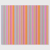 30" x 6' glänzendes Papier, Mandarin Orange Geschenkpapier (Flach)